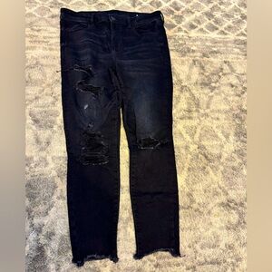 AE ripped high waisted jeggings, never worn!
